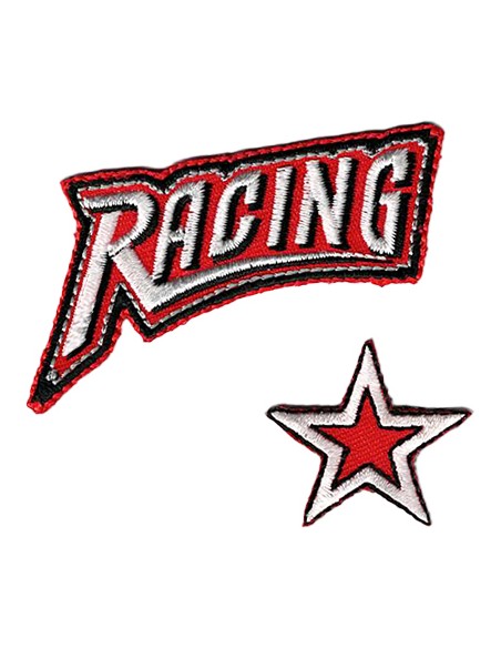 Aplicacion bordada racing 8230-28, blister de 5 ud.
