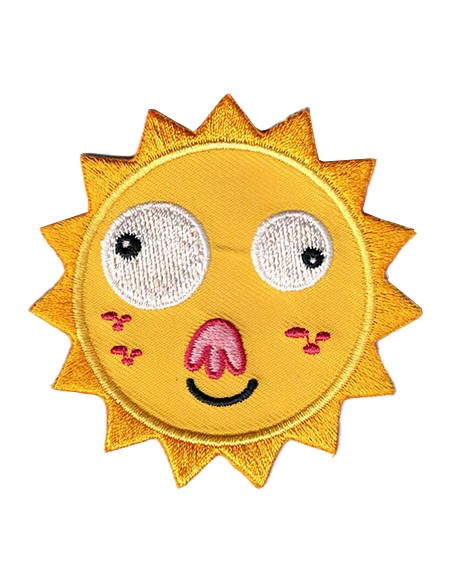 Aplicacion bordada sol 8230-34, blister de 5 ud.