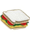 Aplicacion bordada sandwich 8230-44, blister de 5 ud.