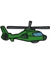 Aplicación bordada helicóptero  8230-54, blíster de 5 ud.