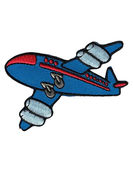 Aplicacion bordada avion 8230-55, blister de 5 ud.