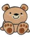 Aplicación bordada oso 8230-56, blíster de 5 ud.