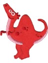 Aplicacion bordada dino 8230-74, blister de 5 ud.