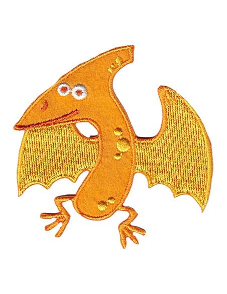 Aplicación bordada dino 8230-77, blíster de 5 ud.