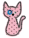 Aplicación bordada gatito 8230-80, blíster de 5 ud.