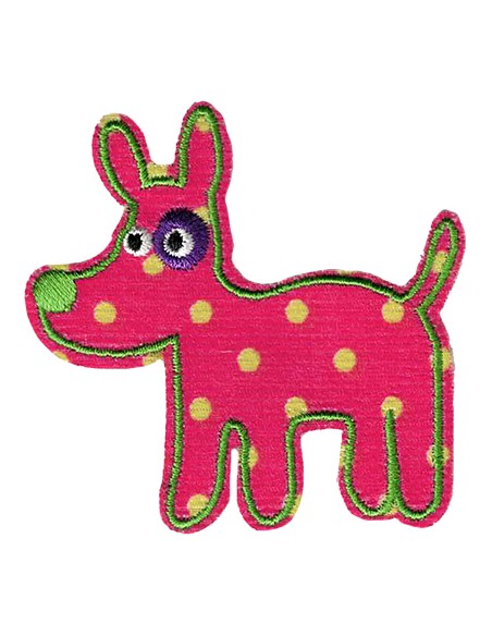 Aplicación bordada perro 8230-85, blíster de 5 ud.