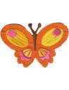 Aplicación bordada mariposas 8230-95, blíster de 5 ud.