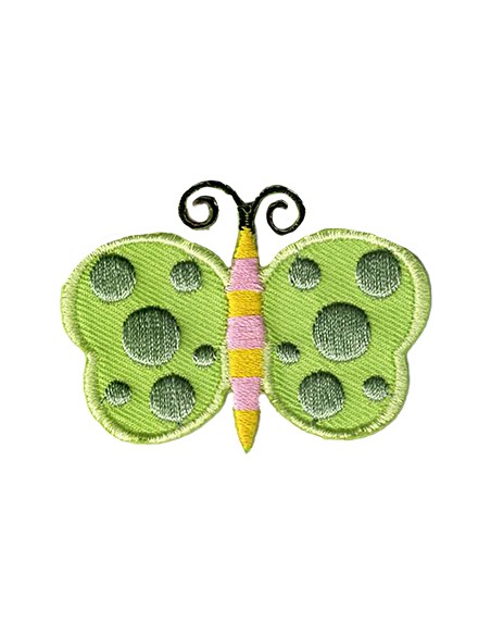 Aplicación bordada mariposas 8230-96, blíster de 5 ud.
