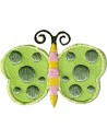 Aplicación bordada mariposas 8230-96, blíster de 5 ud.