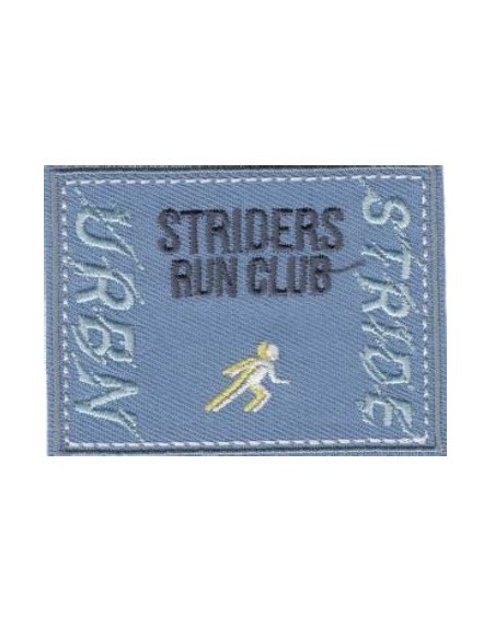 Aplicación 5522 striders run club (6,50 x 5,20 cm), 3 u