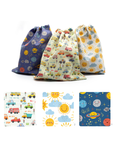 Bolsa merienda infantil 1636, 6 u