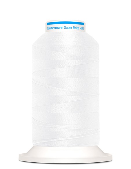 Super brite 40 bordar 1.000 m Gutermann, cono
