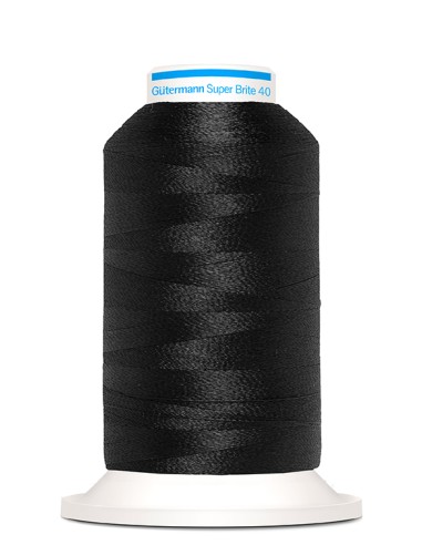 Super brite 40 bordar 1.000 m Gutermann, cono