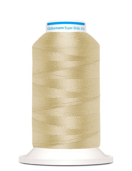 Super brite 40 bordar 1.000 m Gutermann, cono