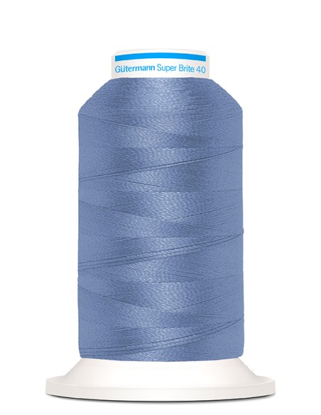 Super brite 40 bordar 1.000 m Gutermann, cono
