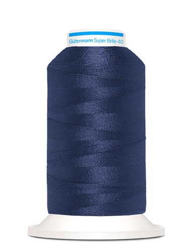 Super brite 40 bordar 1.000 m Gutermann, cono