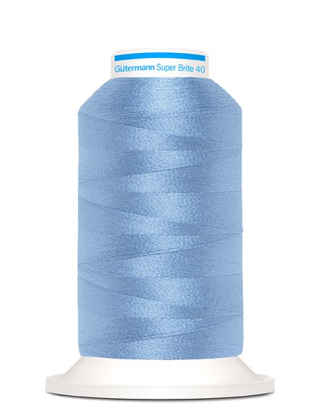 Super brite 40 bordar 1.000 m Gutermann, cono