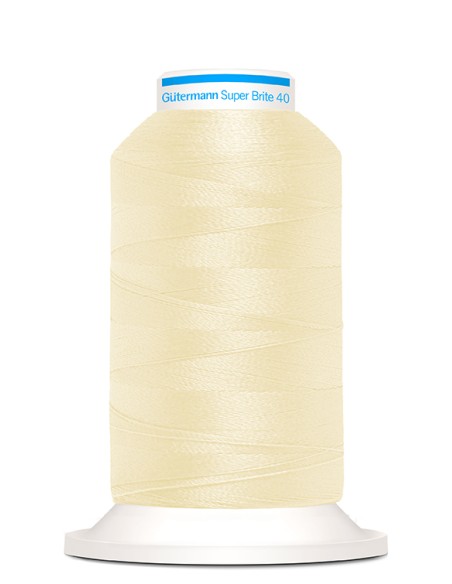 Super brite 40 bordar 1.000 m Gutermann, cono