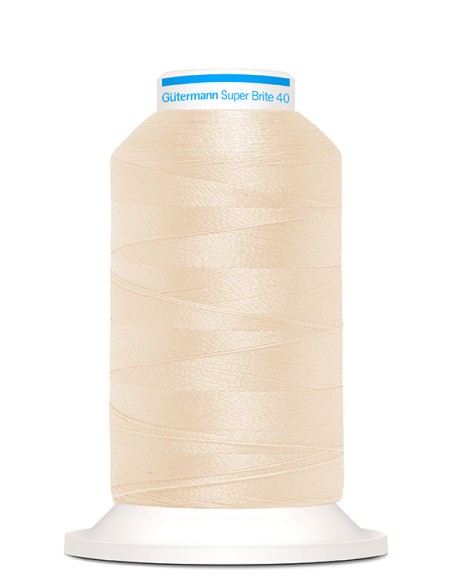 Super brite 40 bordar 1.000 m Gutermann, cono