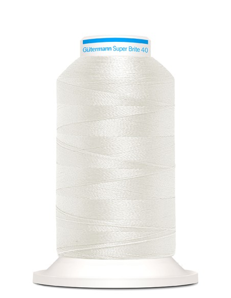 Super brite 40 bordar 1.000 m Gutermann, cono