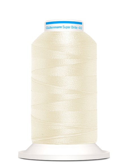 Super brite 40 bordar 1.000 m Gutermann, cono