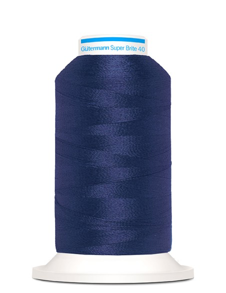 Super brite 40 bordar 1.000 m Gutermann, cono