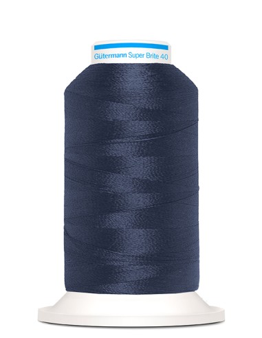 Super brite 40 bordar 1.000 m Gutermann, cono