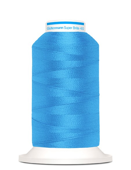 Super brite 40 bordar 1.000 m Gutermann, cono