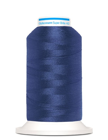 Super brite 40 bordar 1.000 m Gutermann, cono