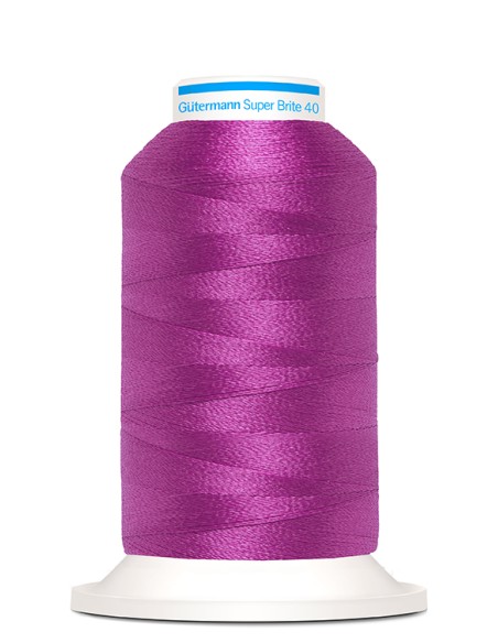 Super brite 40 bordar 1.000 m Gutermann, cono