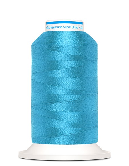 Super brite 40 bordar 1.000 m Gutermann, cono