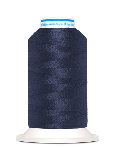 Super brite 40 bordar 1.000 m Gutermann, cono