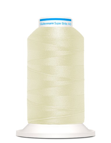 Super brite 40 bordar 1.000 m Gutermann, cono