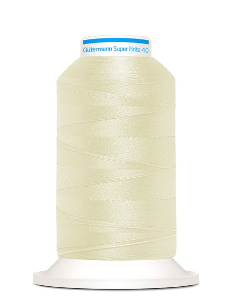 Super brite 40 bordar 1.000 m Gutermann, cono