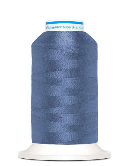 Super brite 40 bordar 1.000 m Gutermann, cono