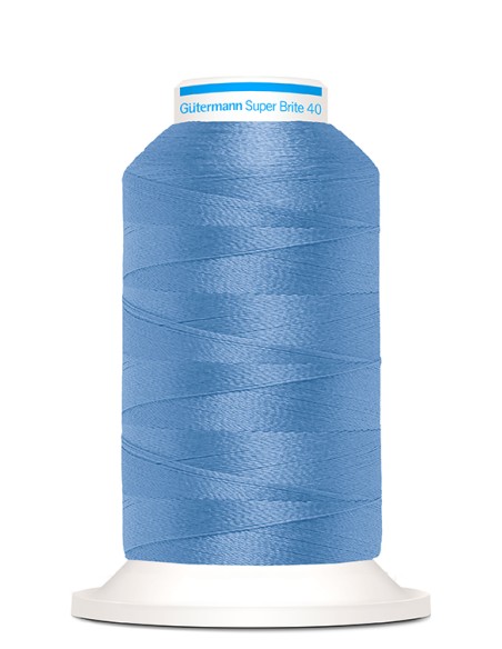 Super brite 40 bordar 1.000 m Gutermann, cono