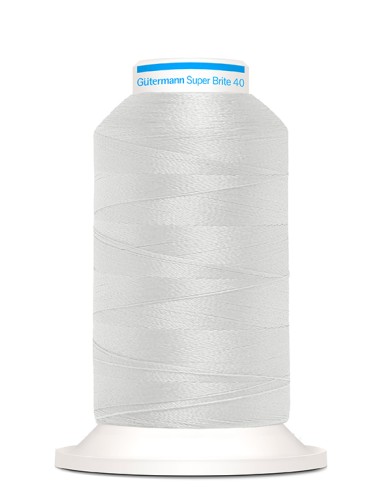 Super brite 40 bordar 1.000 m Gutermann, cono