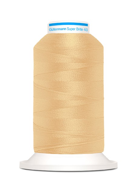Super brite 40 bordar 1.000 m Gutermann, cono