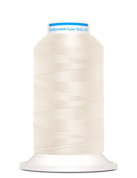 Super brite 40 bordar 1.000 m Gutermann, cono
