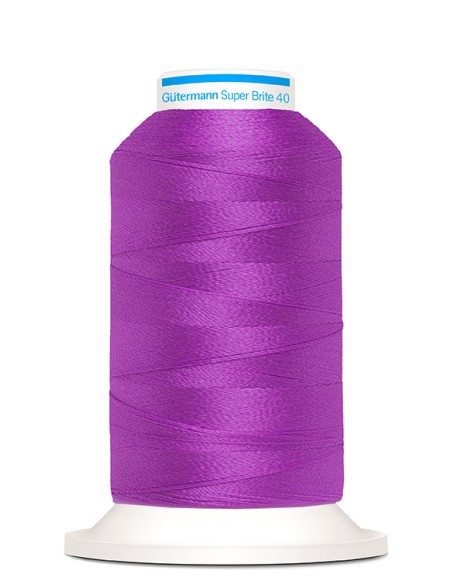 Super brite 40 bordar 1.000 m Gutermann, cono