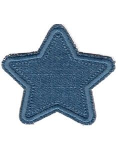 Aplicación 5561 estrella (5,60 x 5,50 cm), 3 u