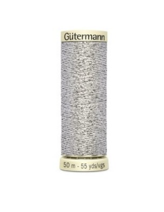 Hilo metalizado W251 Gutermann 50 m, 5 bobinas 2