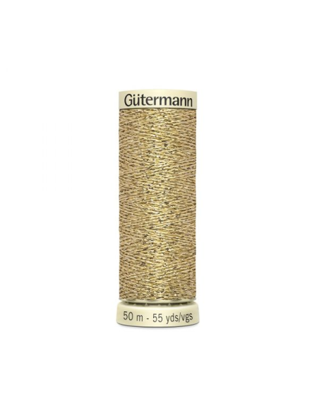 Hilo metalizado W251 Gutermann 50 m, 5 bobinas