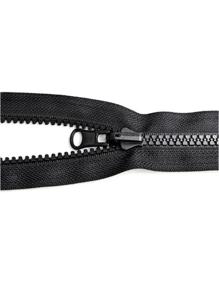Cremallera separador plástica inyectada malla 5 mm con cursor reversible