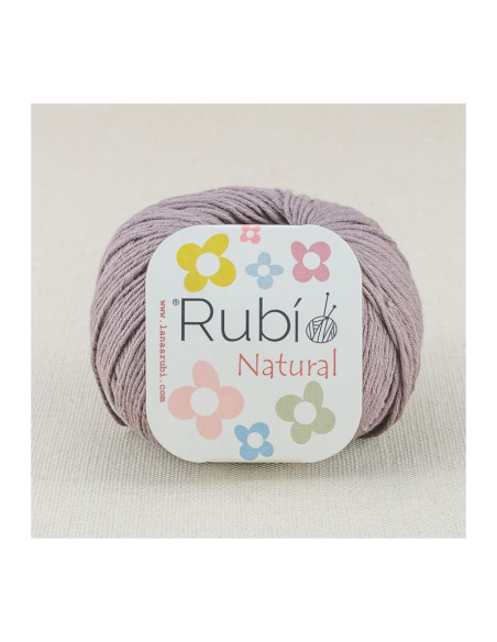 Lana Rubí VHA04 Natural, ovillo de 50 gr. (100% algodón)
