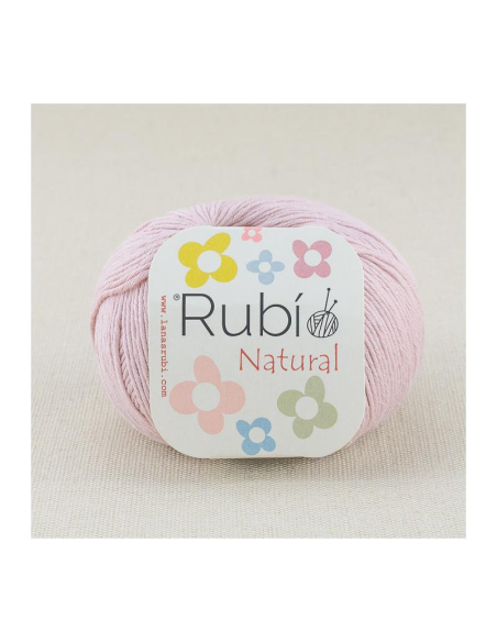 Lana Rubí VHA04 Natural, ovillo de 50 gr. (100% algodón)