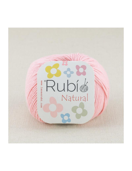 Lana Rubí VHA04 Natural, ovillo de 50 gr. (100% algodón)