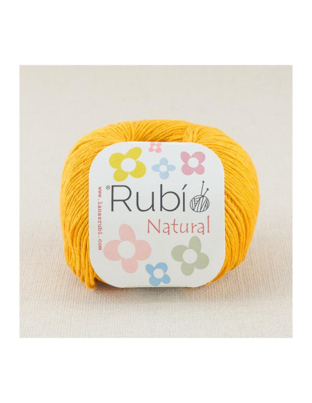 Lana Rubí VHA04 Natural, ovillo de 50 gr. (100% algodón)