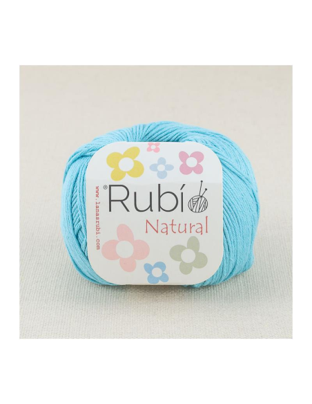Lana Rubí VHA04 Natural, ovillo de 50 gr. (100% algodón)