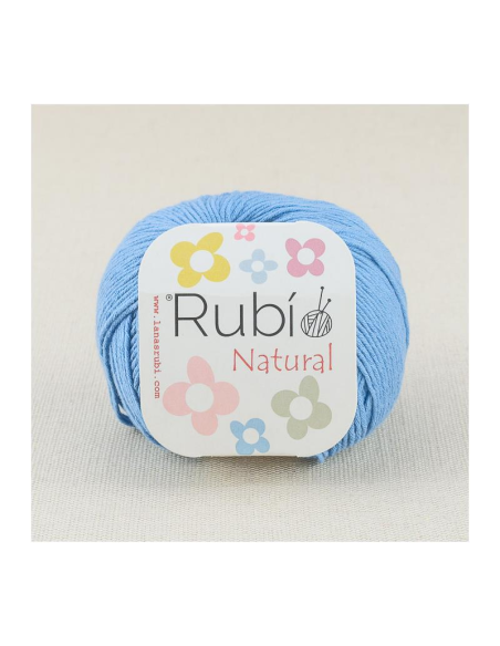 Lana Rubí VHA04 Natural, ovillo de 50 gr. (100% algodón)